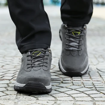 YRRFUOT męskie buty turystyczne wodoodporne buty sportowe na świeżym powietrzu 2019 marka wojskowy wspinaczka buty do biegania męskie zasznurować boot turystyka