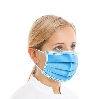 200 szt maska do twarzy anty-zanieczyszczenia jednorazowa maska do twarzy 3 warstwy włókniny filtr osobisty usta maski do twarzy słuchawki