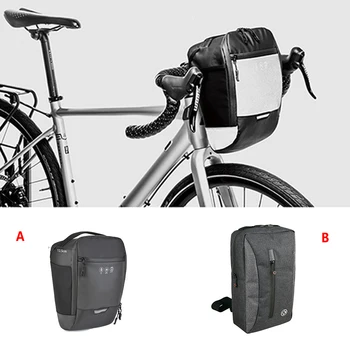 Jazda na rowerze rower przedni torba na rower MTB kierownica torba koszyk duża pojemność kierownica przechowywania składany rower skuter akcesoria