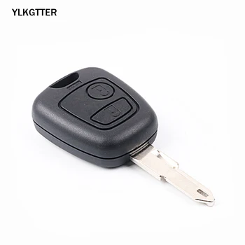 YLKGTTER 2 przyciski Car Key Shell dla Citroen C1 C2 C3 Saxo Xsara Elysee Picasso Berlingo Floding Remote replacementCar Key Case