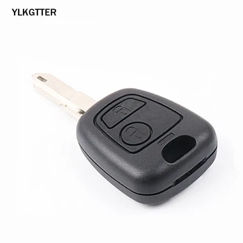 YLKGTTER 2 przyciski Car Key Shell dla Citroen C1 C2 C3 Saxo Xsara Elysee Picasso Berlingo Floding Remote replacementCar Key Case