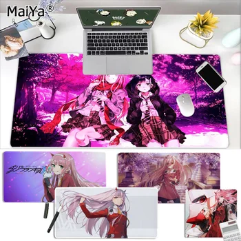 Maiya Beautiful Anime darling in the franxx Beautiful Anime Mouse Mat Rubber PC Computer Gaming mousepad