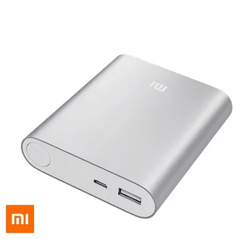 Xiaomi power bank 10400mAh cargador portátil bateria zewnętrznej carga rapida de aluminio con usb y micro usb bateria portatil móvil