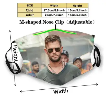 Chris Hemsworth Ekologiczna Maska Do Ust Filtr Fajne Śmieszne Maski Chris Hemsworth Aktor Hollywood