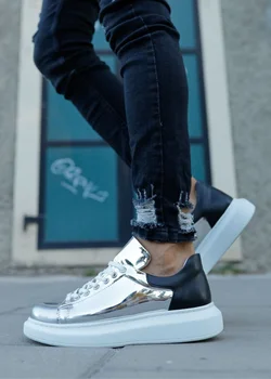 Chekich Gold Silver męskie buty do biegania męskie obuwie jesień wygodna, oddychająca 2020 trend modny design zima duży rozmiar
