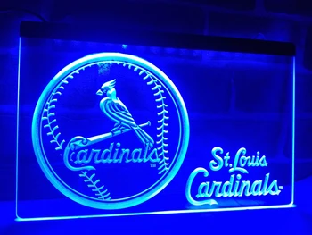 LA265 - StLouis Cardinals Baseball LED Neon Light Sign home decor crafts