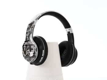AIKSWE Bezprzewodowy Bluetooth 5.0 redukcja szumów ciężki bas stereo muzyka słuchawki składane karta TF z mikrofonem sportowy zestaw słuchawkowy