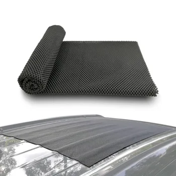 Outdoor Cuttable Black Car Roof Protection Pad Storge Cargo Bag przenośny PVC odporny na zarysowania uniwersalny Fit Anti Slip Travel
