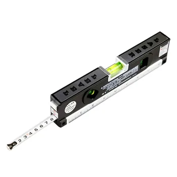 Narzędzia pomiarowe 4 Typ wielofunkcyjny Wahacz narzędzie urządzenie led laser poziom pionowe poziome sprzęt