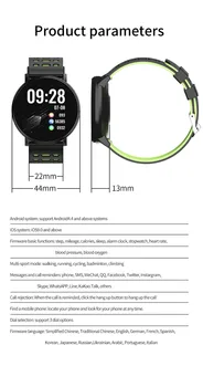 119Plus Smart Watch Business Gift Heart Rate Smart Bracelet HD ekran dotykowy IP67 luksusowe zegarki inteligentne zegarki Amazfit e