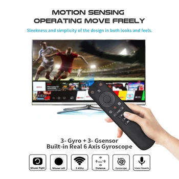 G50S 2.4 GHz Wireless, Voice Air Mouse pilot zdalnego sterowania z wbudowanym żyroskopem dla Android TV Box Smart TV, projektor