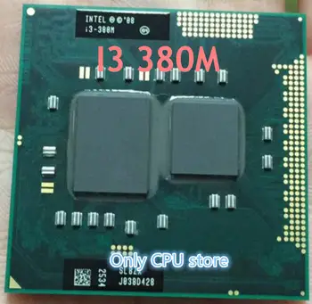 Darmowa wysyłka latop CPU oryginalny Procesor Intel core I3 380 m 3 m cache, 2.5 Ghz laptop notebook procesor