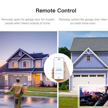 Smart WiFi Garage Door Controller Smart Life APP Remote Open Close Monitor jest kompatybilny z Alexa Echo Google Home nie wymaga koncentratora