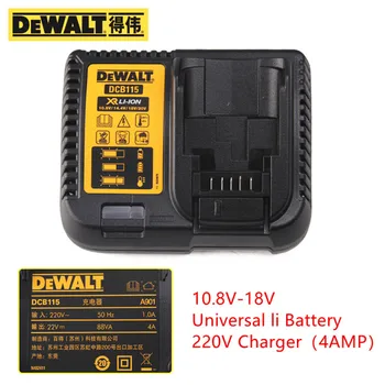 DEWALT Original DCB107 DCB112 DCB115 DCB118 10.8 V ładowarka 14,4 V 18V 20V 60V dla uniwersalnej baterii litowej