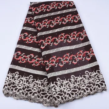 Nowa луковая kolorowy szwajcarska bawełniane koronki tkaniny, czysta, sucha koronki tkaniny z рейнским kamieniem nadaje się do wręczania prezentów i pełnego dressA1690