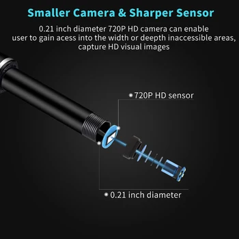 0.3/1.3 MP USB HD Wifi wizualny ucha endoskopu łyżka kamera boroskopu Android PC z systemem IOS tablet Iphone ucho wybrać narzędzie medyczne otoskop