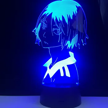 KENMA KOZUME PROFILE LED ANIME LAMP HAIKYUU 3D Led 7 kolorów światła japońskie anime pilot zdalnego sterowania podstawowa lampa Dropshipping