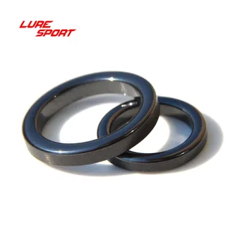 LureSport 4-30szt Алконитовое pierścień ceramiczny czarny pierścień sworzeń pierścień prowadzący trzon budowlany składnik naprawy DIY akcesoria
