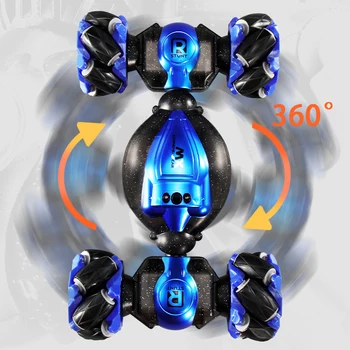 Stunt Twister Remote Control Car Toys 2.4 GHz 4WD Twist - Desert Cars Gesture Control Remote Mountain Climbing Car Gift To Kids