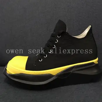 21ss Owen Seak męska torba luksusowe buty do biegania buty sznurowane buty codzienne damskie zwiększające wzrost mieszkania czarne buty