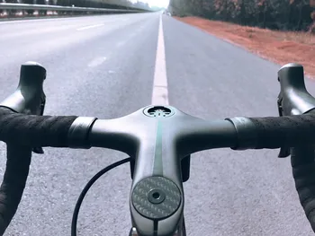 INTETRATED t800 rozmieszczone dowolnie carbon Bar Road handlebar jazda na rowerze rower bary węglowe bary 40 42 cm gwint routing ud matowy z uchwytem garmin
