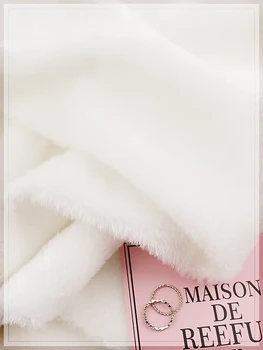 Biała pluszowe tkaniny короткошерстное koc zdjęcie tła dla zabawek kosmetyki przybory toaletowe, obuwie, odzież Dziecięca