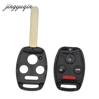 Jingyuqin 5pcs/ 10pcs Remote Key for S0084-A 313.8 MHz for Honda CIVIC STREAM with ID46 (7961) Chip Car Alarm Control