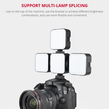 Led fotografia światło lampa wideo kamera wypełnienie światła 6500k Canon Nikon Sony DSLR aparat światło lampa wideo