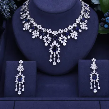 Jankelly yellow African 2szt Bridal Jewelry Sets New Dubai Fashion Jewelry Set For Women Wedding Party Accessories Design