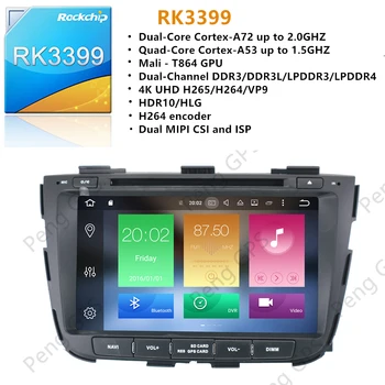 Dla KIA SORENTO Radio 2013 Android radioodtwarzacz samochodowy DVD PX6 multimedialny odtwarzacz stereo nawigacja GPS 2DIN Radio audio PX5