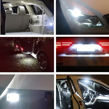 10X W5W T10 LED Chevrolet Cruze Orlando Captiva Aveo Trax Lacetti, Spark akcesoria do wnętrza samochodów boczna tylna lampa obrysowa