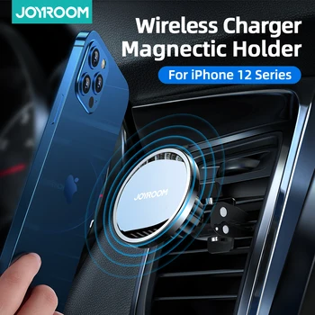 15 W Qi magnetyczne bezprzewodowa ładowarka samochodowa Uchwyt samochodowy do iPhone 12 Pro Max ładowanie bezprzewodowe uchwyt samochodowy do telefonu iPhone 12 Joyroom