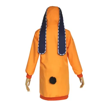 Jakcet Yomoduki Runa cosplay kostium Kakegurui kompulsywny gracz Runa buty i peruki kobiety pomarańczowy płaszcz z kapturem na zamek