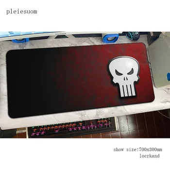 Punisher skull padmouse Xxl gaming mousepad game 900x400x3mm duża podkładka pod mysz gamer biurko komputerowe Kawaii mat notbook mousemat pc