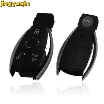 Jingyuqin Remote Car Key Shell dla Mercedes Benz W203 W204 W210 AMG BGA C CL CLA CLK CLS E GL NEC R SL SLK Smart Key Fob Case