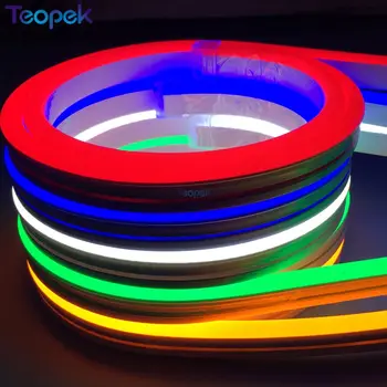 5m Flex Neon Light SMD2835 120leds/m LED Lighting 6*12mm color surface dress LED Strip rope Light Wodoodporny