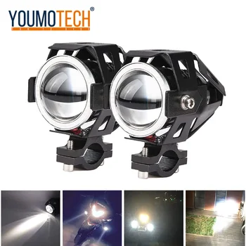 Motocykl reflektory U5 led moto light reflektory motocykl oświetlacz światła przeciwmgielne uniwersalny 12V dla Suzuki