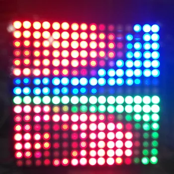 WS2812b moduł led panelu 8x8/8x32/16x16 pikseli indywidualnie adresowany kolorowy ekran led chłodnica cyfrowy DIY wyświetlacz Boa