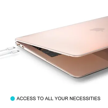 Matowy hard case dla nowego Macbooka Air 13 Case 2018 Release A1932,etui na laptopa MacBook Air 13 cali z wyświetlaczem Retina