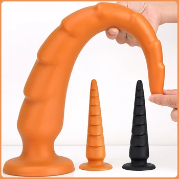 Sex zabawki dla mężczyzn gej miękka długi korek analny dildo ogromny korek analny z przyssawką dorosły erotyczny, masaż prostaty ogromny zwieracz odbytu