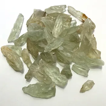 100 g kamień Naturalny szorstki nieobrobiony kamień szlachetny jasny zielony kryształ mineralny wzór kamień kwarcowy żwirek żwir szczęśliwy uzdrowienie dekoracji