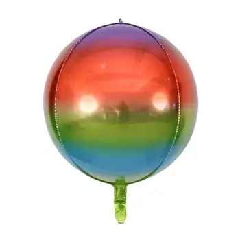 10szt 22 cale 4D disco Tęcza balon gradient kolor hel balon urodziny ślub dekoracje dusza dziecka dostawy