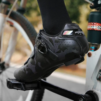 Profesjonalna Самоблокирующаяся rowerowa buty MTB świecące drogowe rowerowe buty do biegania Sapatilha Ciclismo Racing shoe Belgium Cycling style