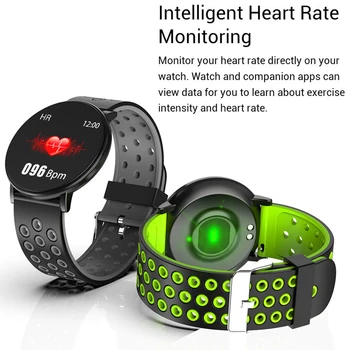 2020 119 Plus Bluetooth Smart Watch Mężczyźni Ciśnienie Krwi Smartwatch Damskie Zegarki Smart Band Sport Tracker Smartband Dla Systemu Android