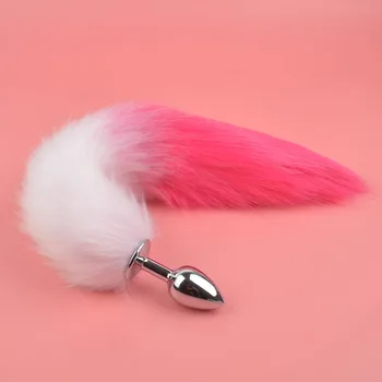 Funny Tails Fox Anal Plug Metal Anal Sex Toys Butt plug Sex Games Role play Cosplay Toys S plug Drop Shipping-20