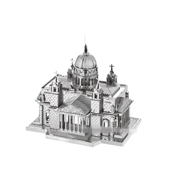 3D metalowy model puzzle kijowski katedra w илондии zabawka logiczna model zestaw puzzle dla dorosłych, dzieci, edukacja kolekcja świąteczny prezent