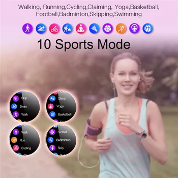 Luksusowe inteligentny zegarek kobiet panie zegarek Smartwatch Elektronika inteligentny zegarek dla Android IOS fitness-tracker kobieta Diament inteligentny zegarek