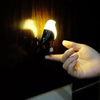 LED Bird night light sypialnia decor lampa czujnik ruchu światło akumulator ściemniania kuchnia korytarz salon dekoracji