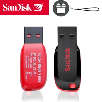 Sandisk USB Stick 16gb 32gb 64gb, 128gb CZ50 Cruzer Blade mini Cle USB Flash Drive Plus OTG Thumb Disk Drives On Key Pendrive