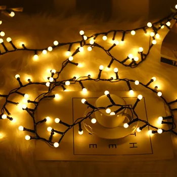 10M 500LED Christmas String Light LED petardy Bajki smyczki światła mini piłka Globus garland światła do sypialni ślub boże Narodzenie